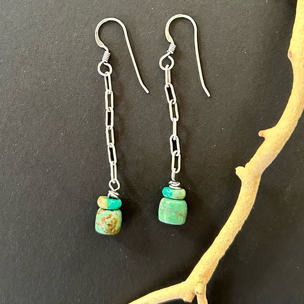 *NEW* Sterling Silver & Turquoise Earrings